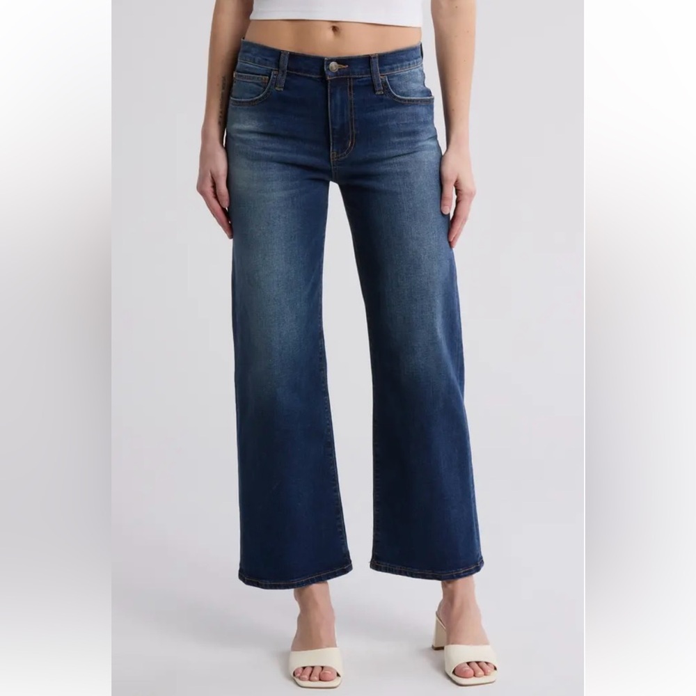 Hudson Women’s Denim Sz 28 Rosalie High Waist Wide Leg Jeans NWOT 30” Inseam
